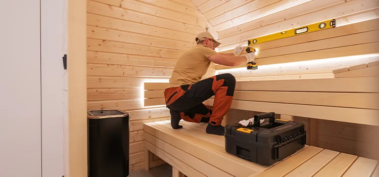 Commercial Sauna Installation in Keswick, ON