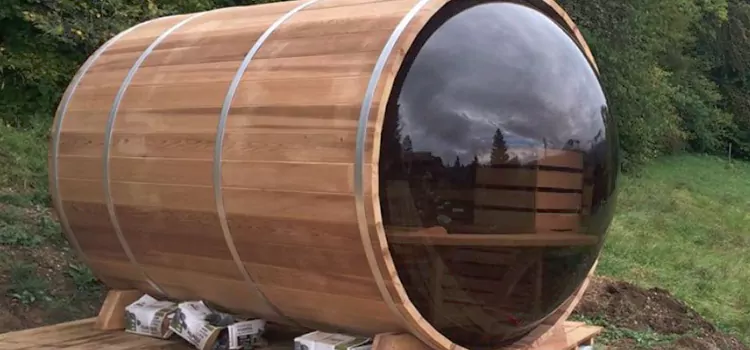 Panorama 4-Person Glass Cabin Sauna Maintenance in Keswick, Ontario
