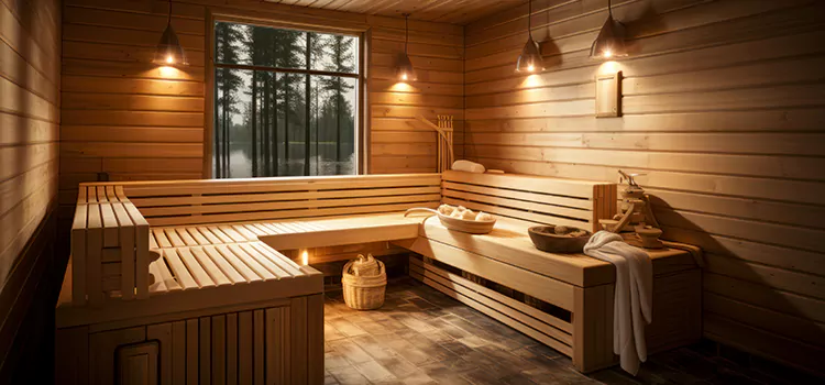 Traditional Sauna Design in Keswick, ON