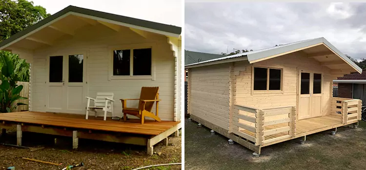 Outdoor Sauna Shed in Keswick, ON