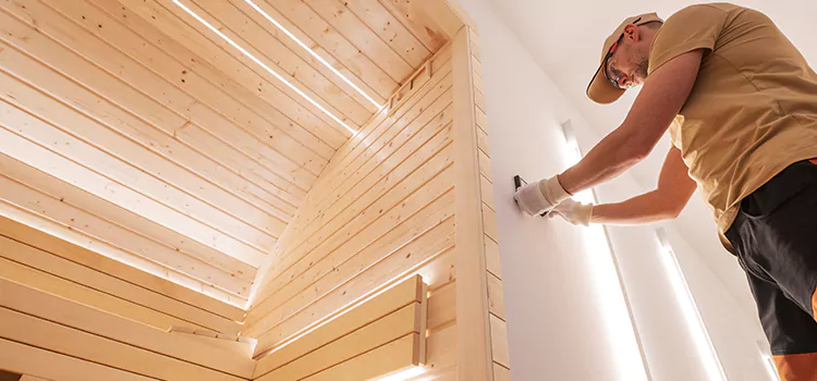 Luxury Spa-grade Sauna Setup in Keswick, Ontario