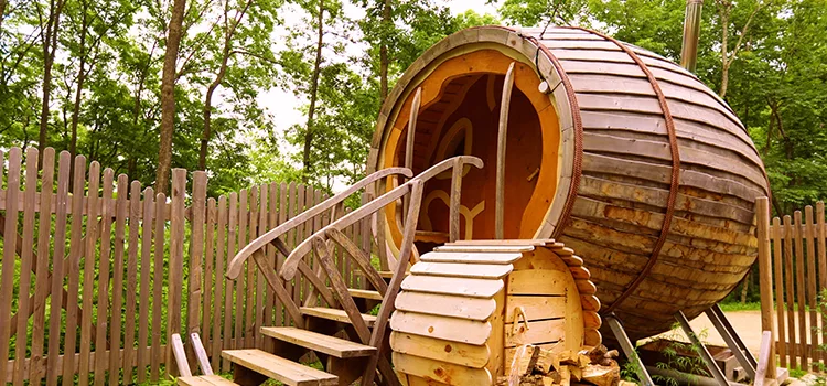 360° Panoramic Bubble Window Sauna Installation Services in Keswick, Ontario