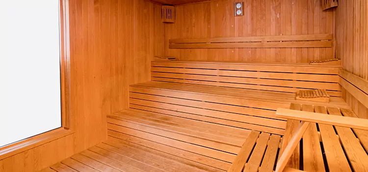 Custom Hemlock Wood Sauna Construction in Keswick, Ontario