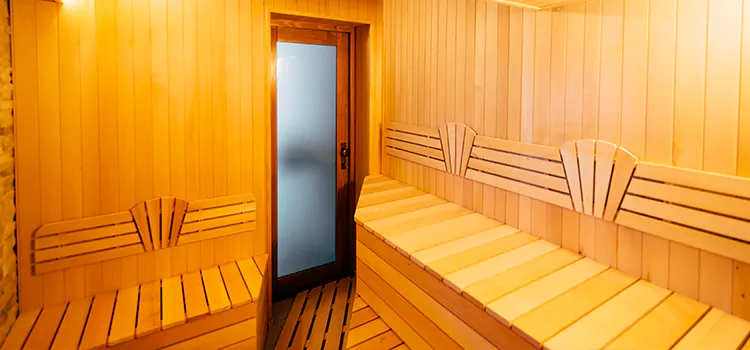 Old Cabin Conversion To Sauna in Keswick, Ontario