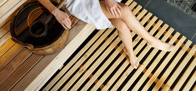 Composite Sauna Deck Installation in Keswick, ON