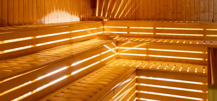 Renovation of Sauna for Gym in Keswick, Ontario