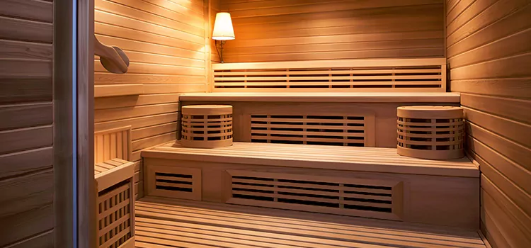 Outdoor Sauna Setup in Keswick, ON