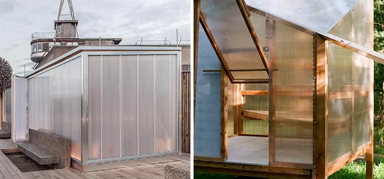 Transparent Wall Sauna in Keswick, ON