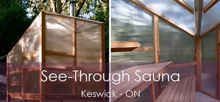  See-Through Sauna Keswick - ON
